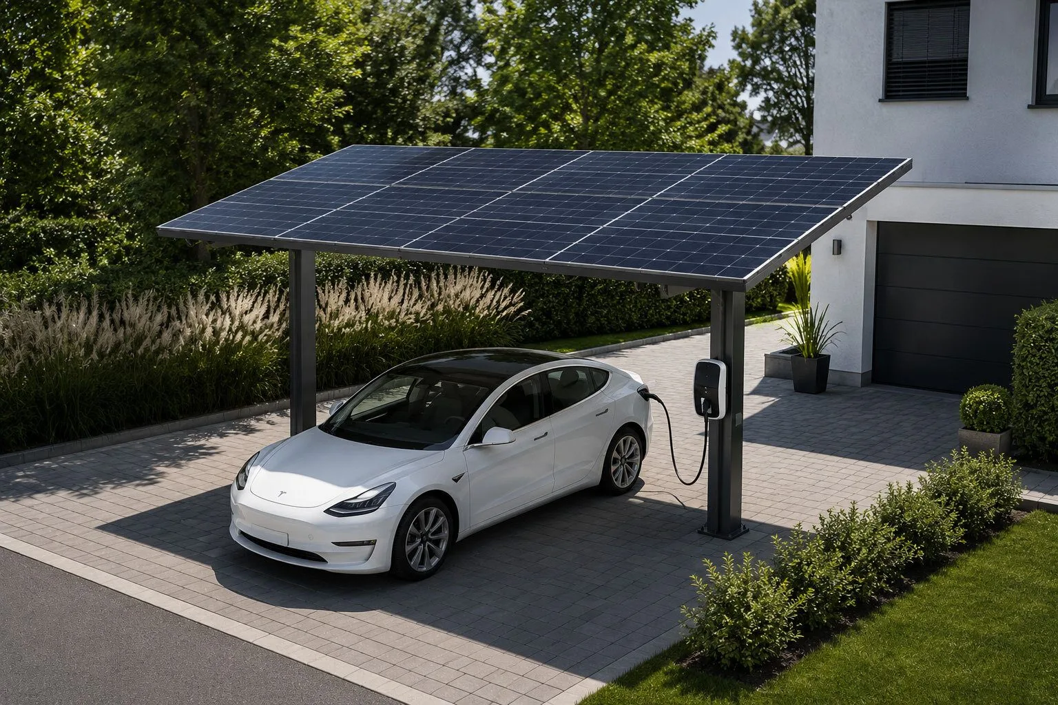 Photovoltaikanlage auf einem Dach